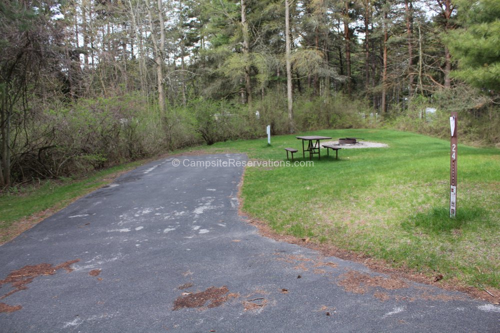 Campsite 024E in KohlerAndrae State Park Campground at KohlerAndrae